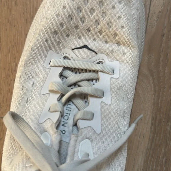 Men's White Hoka Running Shoes Clifton 9 men’s shoe - Picture 5 of 6